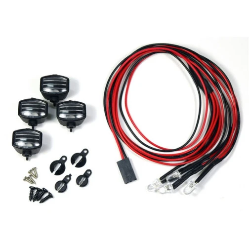 Absima Nebelscheinwerfer Set Eckig Inkl. LED's 1:10 (4 St.) 3 Absima Nebelscheinwerfer Set Eckig Inkl. LED's 1:10 (4 St.)