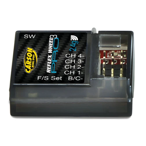 Carson 500501533 Empfänger Reflex Wheel PRO 3 2,4 GHz 3 Carson 500501533 Empfänger Reflex Wheel PRO 3 2,4 GHz