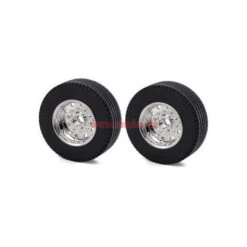 Carson 500907053 Aufliegerfelge Breit Verchromt Für Tamiya Auflieger