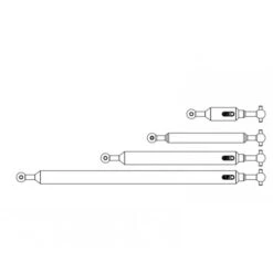 Carson 500907639 Antriebswellen-Set (4) 6 X6 FH16