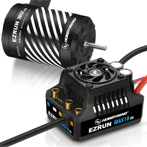 Hobbywing Ezrun MAX10 G2 80A Combo Mit 3652SD-5400kV 3,175 Welle 3 Hobbywing Ezrun MAX10 G2 80A Combo Mit 3652SD-5400kV 3,175 Welle