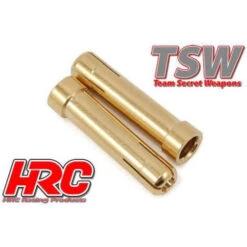 HRC Racing Goldkontakt-Stecker Adapter 5.0mm Zu 4.0mm (2)