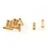 Ruddog 5mm Gold Plug Male (10) -Tamico ruddog 5mm gold plug male 10