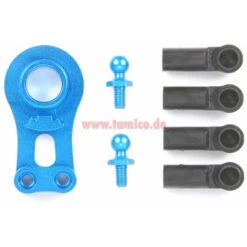 Tamiya Alu Servo Horn (blau) Für Servo Saver (M-03 / M-04) #54120