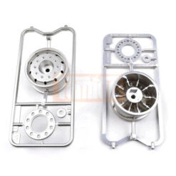 Tamiya Felgen Chrom Matt 30mm (2 Stk.) Für Auflieger #56519