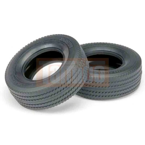 Tamiya Reifen (2 Stk.) Actros / Kühlauflieger / Containerauflieger #1 3 Tamiya Reifen (2 Stk.) Actros / Kühlauflieger / Containerauflieger #1