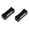 Xtra Speed Alu Servo Stays (2) Schwarz Für Tamiya Top Force / Super A