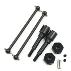 Xtra Speed Stahl Antriebswellen Hinten (Hex Adapter) Für Tamiya Super