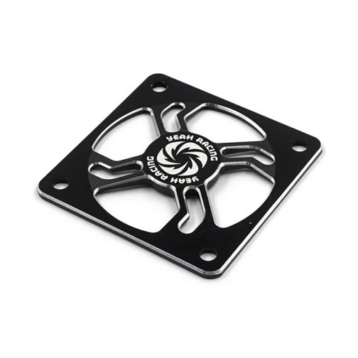 Yeah Racing Alu Lüftergitter Für 40mm Lüfter Schwarz 3 Yeah Racing Alu Lüftergitter Für 40mm Lüfter Schwarz
